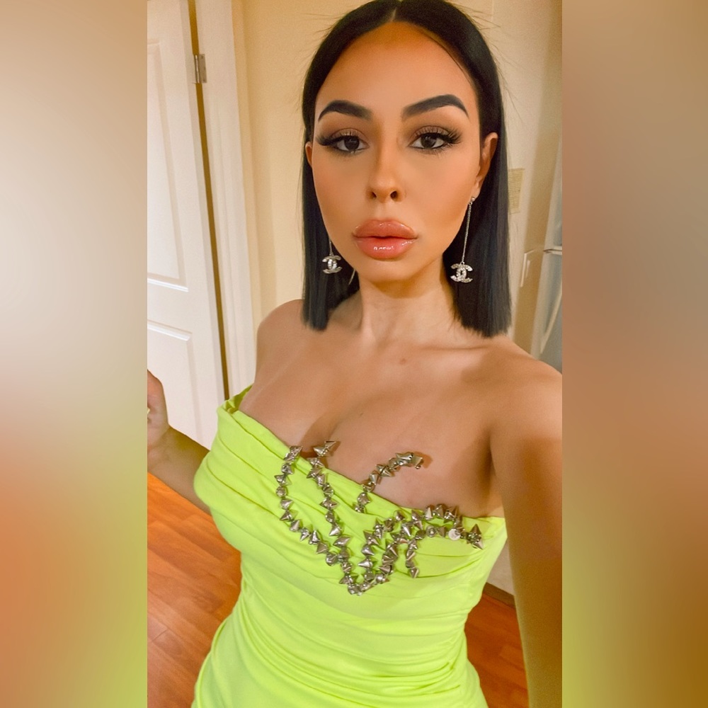 Custom Made Adolfo Sanchez Evening Gown